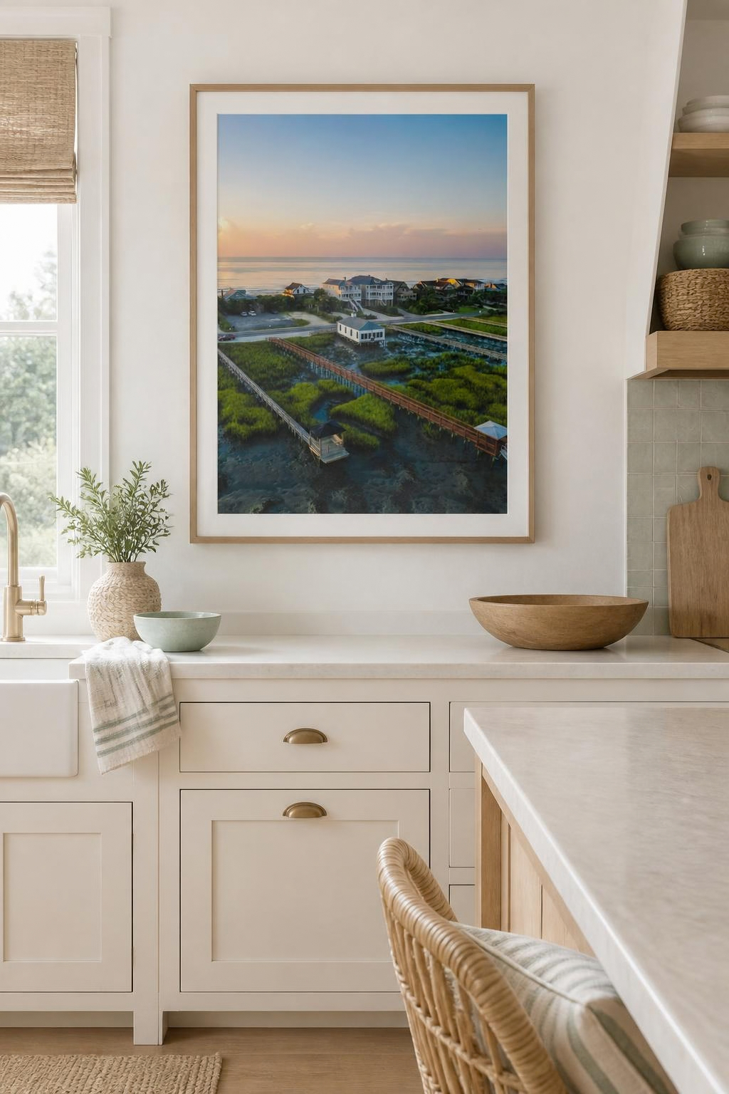 Pawleys Island, South Carolina | Golden Hour Aerial Fine Art Print