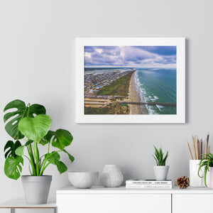 Sunset Beach, NC, East Horizon - Framed Horizontal Poster