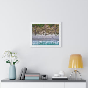 Sunset Beach, NC - Framed Horizontal Poster