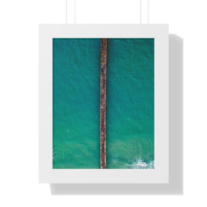 Sunset Beach, NC, Pier 2 - Framed Vertical Poster