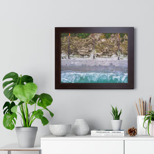 Sunset Beach, NC - Framed Horizontal Poster