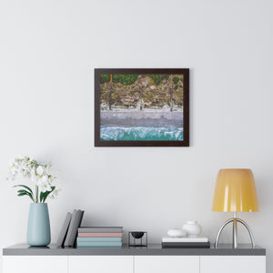 Sunset Beach, NC - Framed Horizontal Poster