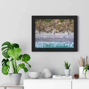 Sunset Beach, NC - Framed Horizontal Poster