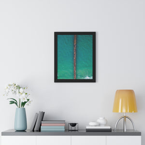 Sunset Beach, NC, Pier 2 - Framed Vertical Poster