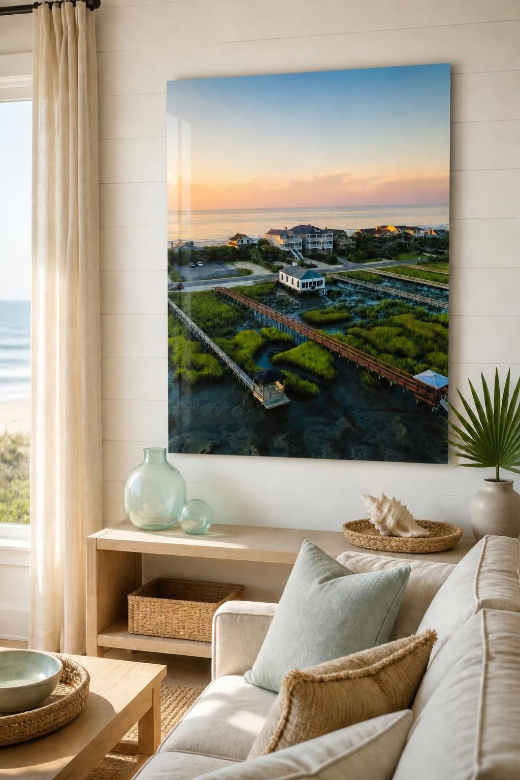 Pawleys Island, South Carolina | Golden Hour Aerial Fine Art Print