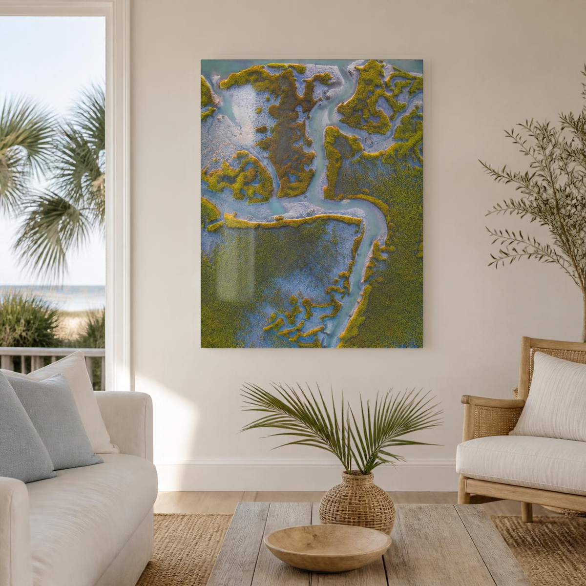 Pawleys Island, South Carolina | Golden Hour Aerial Fine Art Print