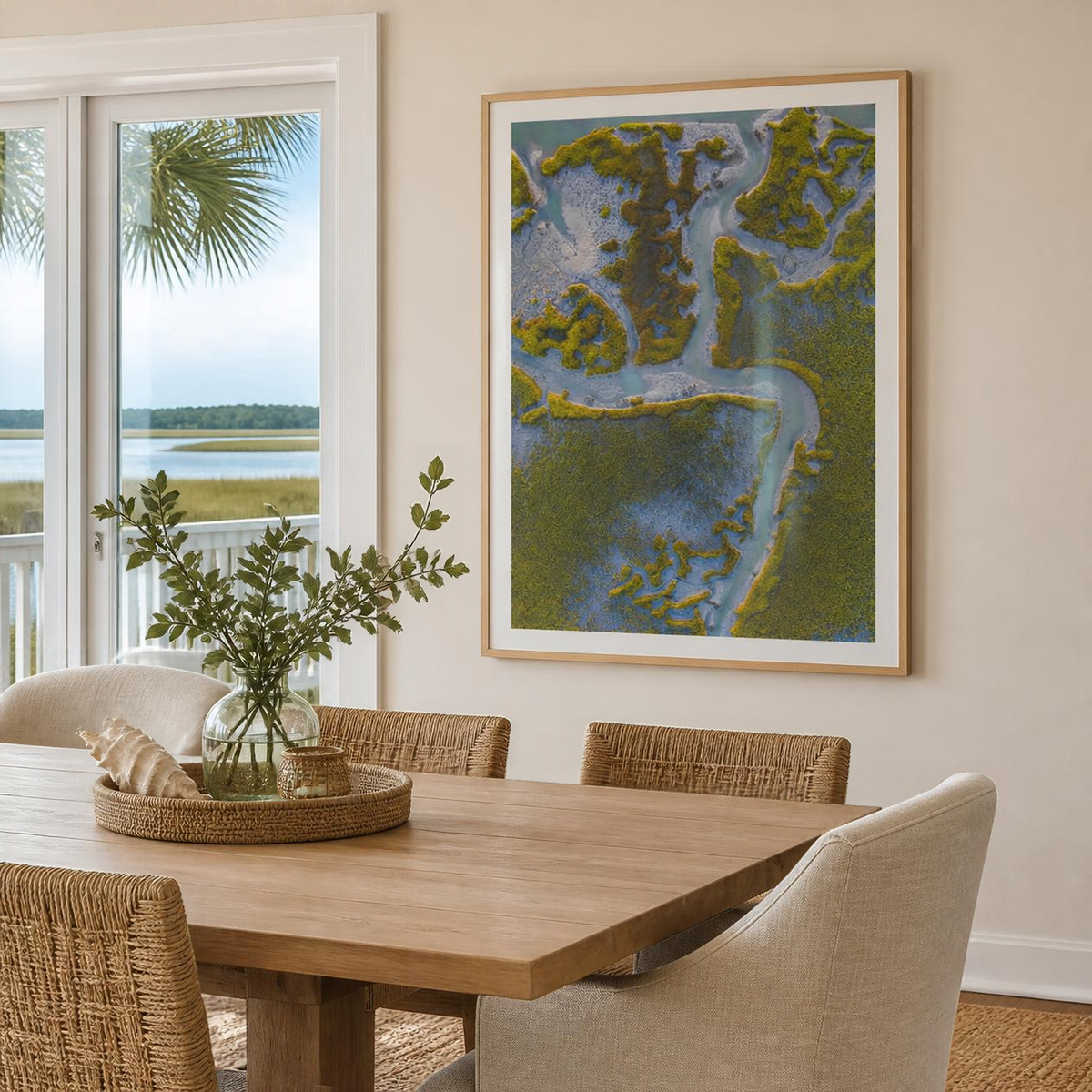 Pawleys Island, South Carolina | Golden Hour Aerial Fine Art Print