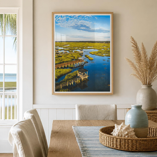 Pawleys Island, South Carolina | Golden Hour Aerial Fine Art Print