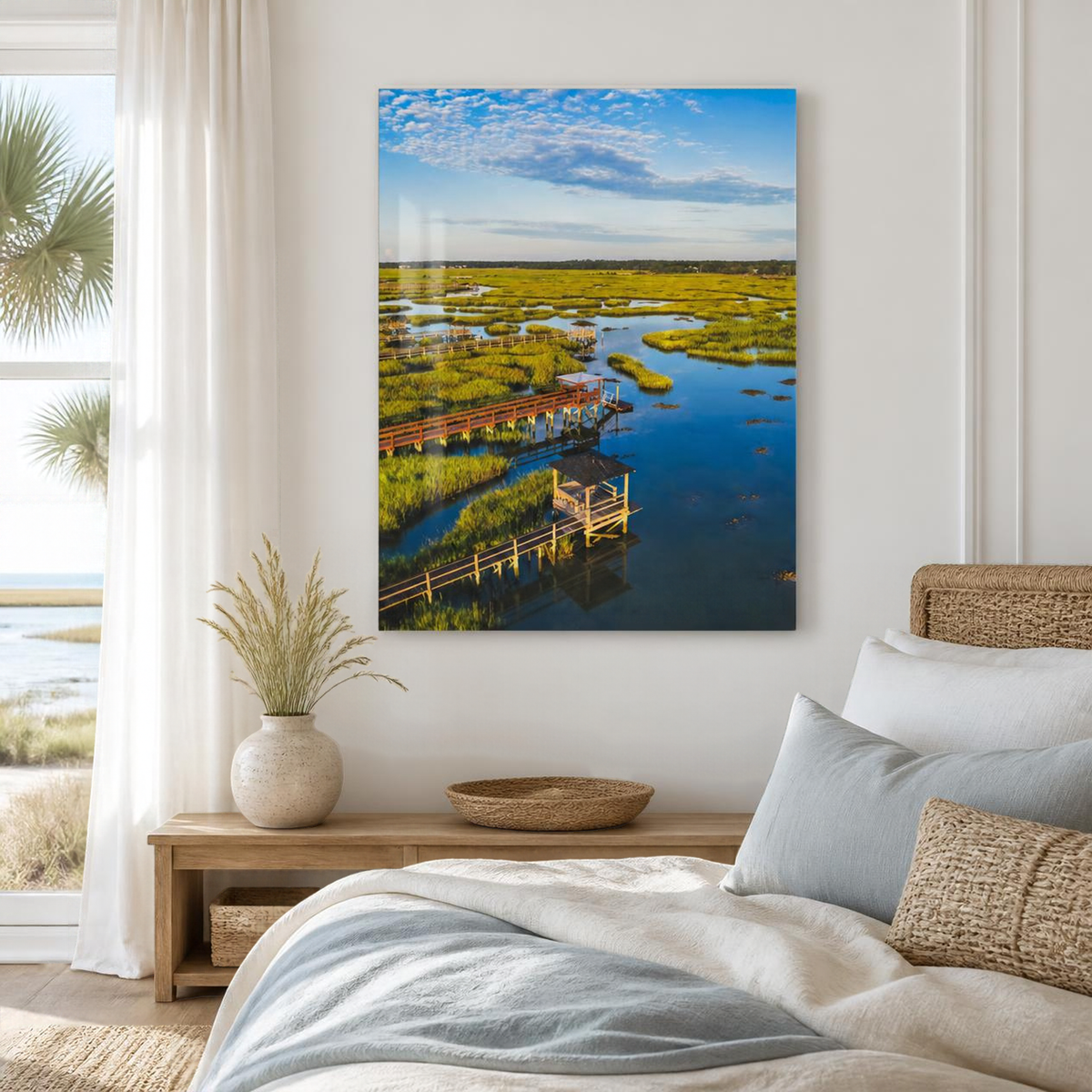 Pawleys Island, South Carolina | Golden Hour Aerial Fine Art Print
