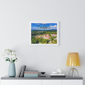 Asheville High School - Framed Horizontal Poster