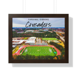 Cardinal Gibbons High School - Framed Horizontal Poster