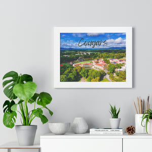 Asheville High School - Framed Horizontal Poster