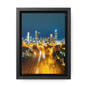 Atlanta Nights - Gallery Canvas Wraps, Vertical Frame