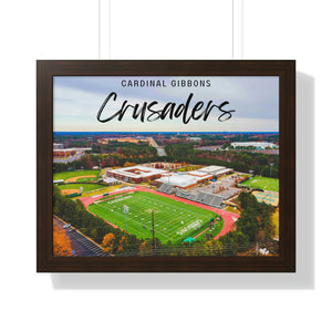 Cardinal Gibbons High School 2 - Framed Horizontal Poster