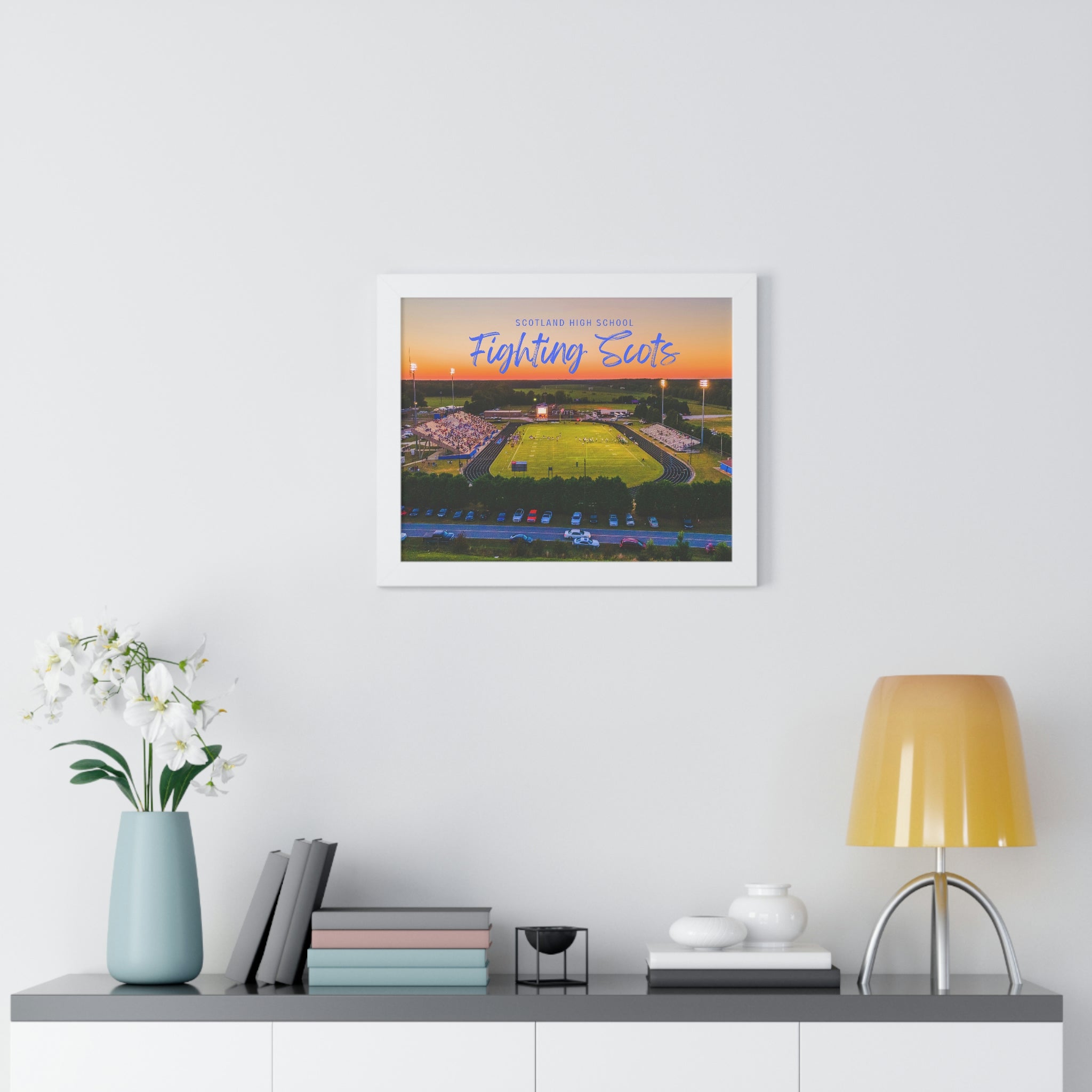 Scotland High School - Framed Horizontal Poster