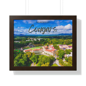 Asheville High School - Framed Horizontal Poster