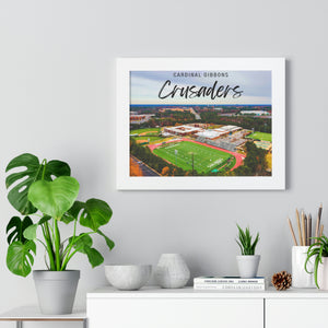 Cardinal Gibbons High School 2 - Framed Horizontal Poster