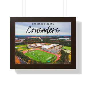 Cardinal Gibbons High School 2 - Framed Horizontal Poster