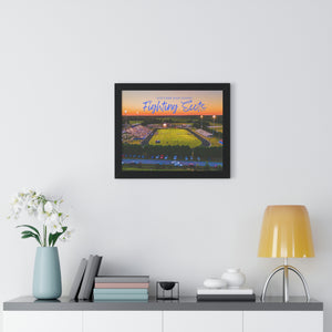 Scotland High School - Framed Horizontal Poster