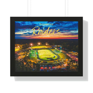 Richmond Senior High School - Framed Horizontal Poster