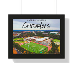 Cardinal Gibbons High School 2 - Framed Horizontal Poster