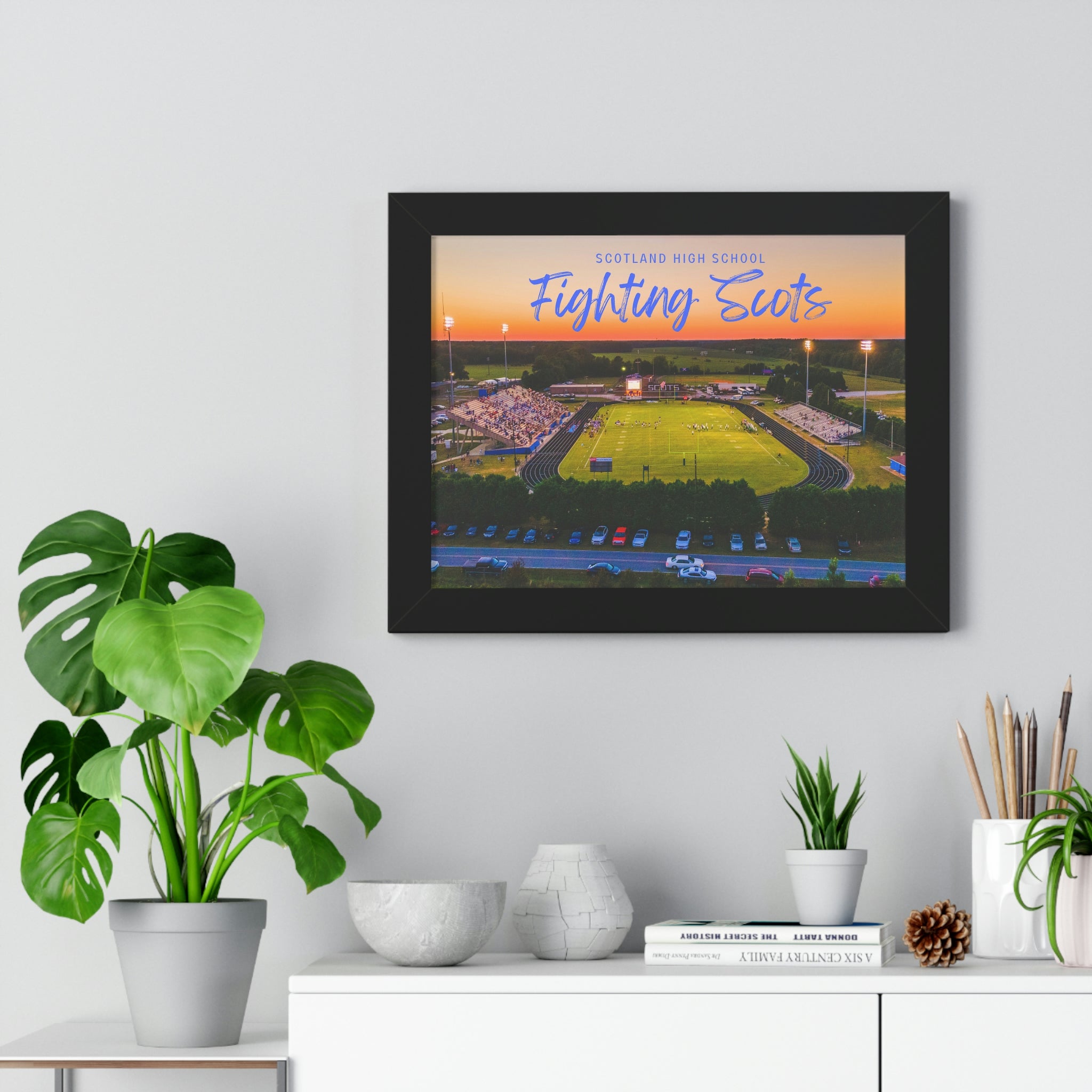 Scotland High School - Framed Horizontal Poster