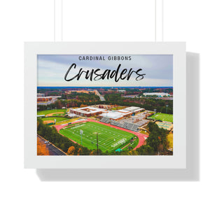 Cardinal Gibbons High School 2 - Framed Horizontal Poster