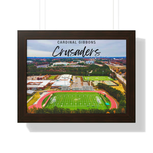 Cardinal Gibbons High School - Framed Horizontal Poster