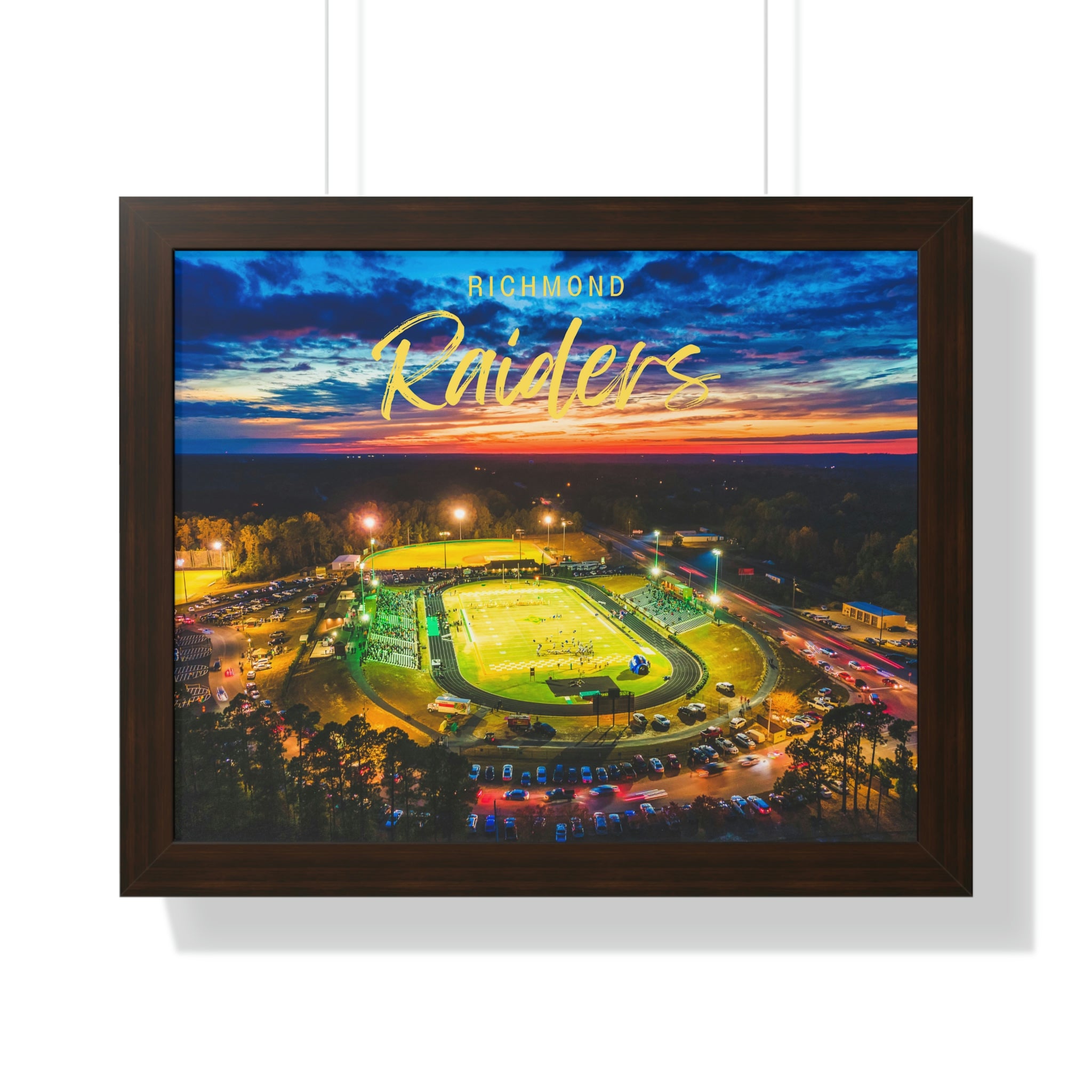 Richmond Senior High School - Framed Horizontal Poster