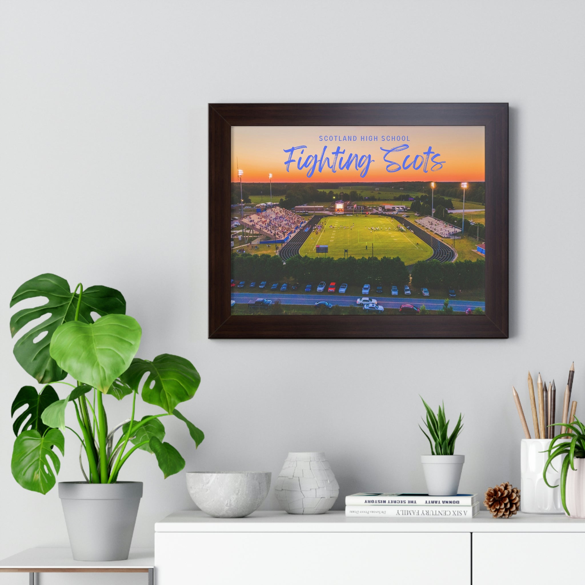 Scotland High School - Framed Horizontal Poster