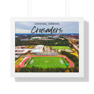 Cardinal Gibbons High School - Framed Horizontal Poster