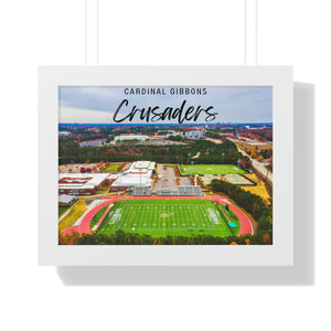 Cardinal Gibbons High School - Framed Horizontal Poster