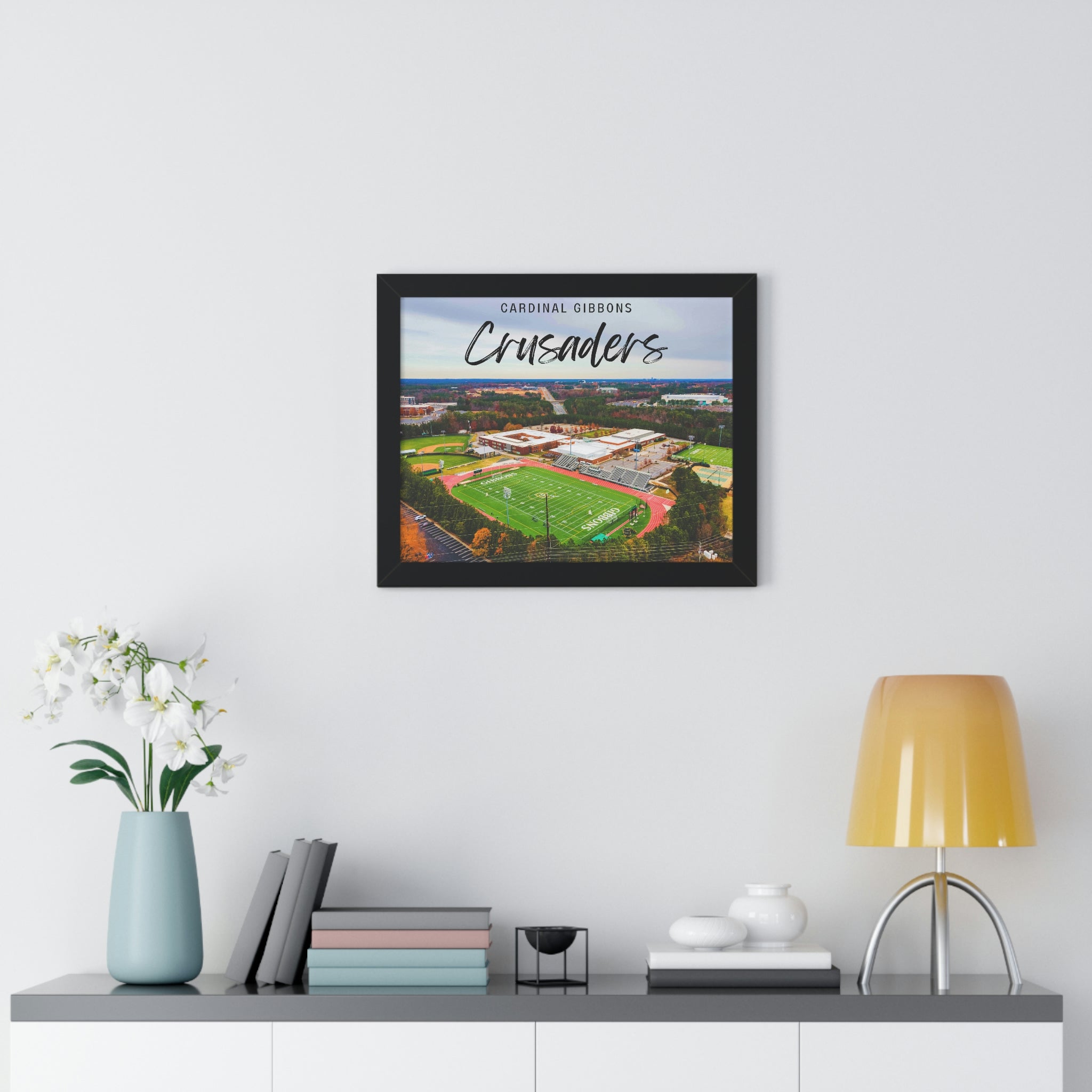 Cardinal Gibbons High School 2 - Framed Horizontal Poster