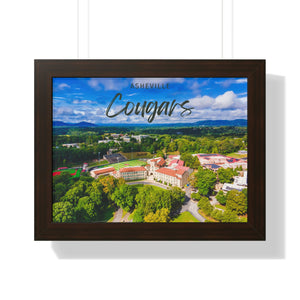 Asheville High School - Framed Horizontal Poster