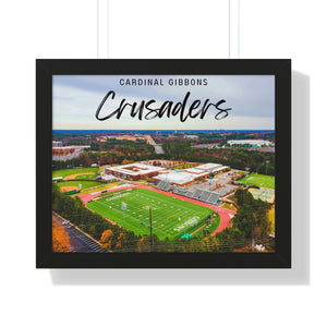 Cardinal Gibbons High School 2 - Framed Horizontal Poster