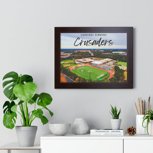 Cardinal Gibbons High School 2 - Framed Horizontal Poster