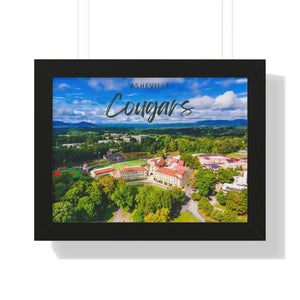 Asheville High School - Framed Horizontal Poster