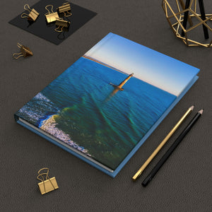 Morris Island Lighthouse - Hardcover Journal Matte